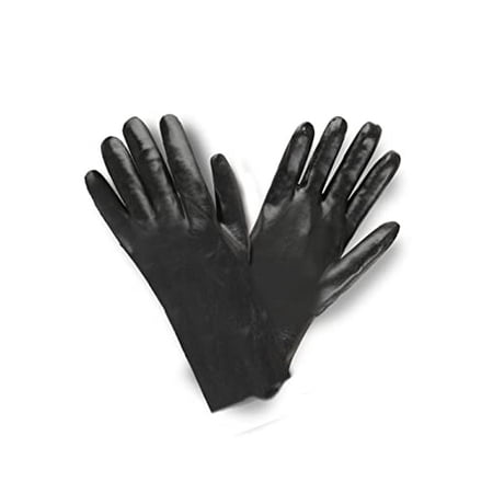 

12-Pack of Cordova 5012 Black PVC Work Gloves Smooth Finish Interlock Lined 12-Inch Large