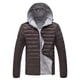thumbnail image 1 of Chaqueta de algodón acolchado casual de invierno con cuello con capucha para hombre Pompotops  oipoqjl20474, 1 of 4