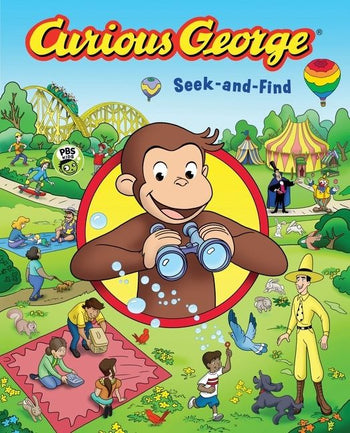 Curious George Gift Set - 8 Stories by H A Rey, Book Character Stuffed Animal Monkey, Curious George Seek-and-Find Book and Activity Pages (Humorous Creative and Educational Adventures)