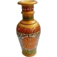thumbnail image 3 of India Meets India Handicraft Flower Vase with Antique Design Decorative Home, Offices, Best Gifting, Made by Awarded Indian Artisan, 3 of 5