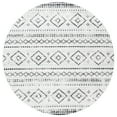 thumbnail image 5 of SAFAVIEH Montage Elijah Geometric Indoor/Outdoor Area Rug, Grey/Ivory, 6'7" x 6'7" Round, 5 of 10