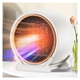 thumbnail image 2 of 1200W Desktop Warm Air Heater 2-speed Electric Heater PTC Fast Heating Household Radiator Quiet For Office Room Desk Indoor Use ,Warm Any Angle, 2 of 7