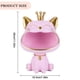 thumbnail image 3 of Caja de almacenamiento de resina con soporte para llaves de gato de la fortuna, decoración para tienda de oficina (rosa), 3 of 8