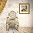 thumbnail image 3 of West, Ronald 20x20 Gold Ornate Wood Framed with Double Matting Museum Art Print Titled - Bath and Banjo, 3 of 4