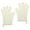 Bee white-Five fingers, variant on Silicone Oven Mitts Baking Gloves Silicone Oven Mitts with Textured Grip Heat Protect for Baking and Grilling 1 Pair