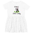 thumbnail image 3 of Inktastic Papa Little Golf Caddy Girls Toddler Dress, 3 of 5