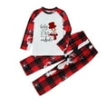 thumbnail image 2 of Christmas Pajamas for Family Matching Outfits Xmas Long Sleeve Family Jammies Matching Holiday Pajamas, 2 of 6