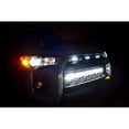 thumbnail image 6 of 3pc Set Dark Smoked Lens Full LED Strip Front Grille Lighting Kit For 2014-up Toyota 4Runner, Includes (3) 24-SMD 6000K White LED Assy & Wiring Harness, 6 of 9
