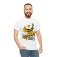 thumbnail image 5 of All Odds Retro Yellow Ochre Sneaker Tee Shirt White, 5 of 6