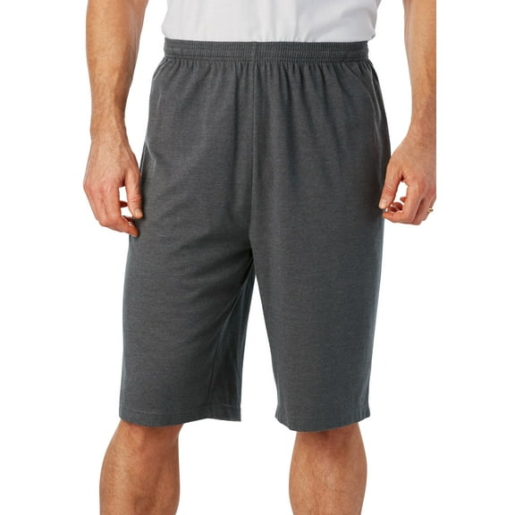 KingSize Men's Big & Tall Lightweight Longer Length Jersey Shorts