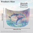 thumbnail image 7 of Uorisanigo Fantasy Dolphin Hood Cover Portable Washable Hood Covers for Cars Removable Protector for Car Hood Universal Fit Most Automotive Sedans Trucks Pickup SUVs, 7 of 7