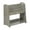 Grey Wash, variant on ECR4Kids 3-Shelf Floor Book Display with Handles and Storage, 30in, Kids Bookshelf, White Wash