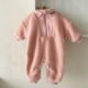 thumbnail image 5 of Peleles para niños de color sólido, cuello redondo, manga larga, ropa para gatear, mono para recién nacidos, bolsa, ropa para gatear, ropa de manga larga, ropa para gatear para niña, poliéster hayi, 5 of 8