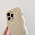 for iPhone Case,Cute Smooth Water Wave Ripple Camera Lens Protection
