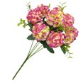 thumbnail image 2 of Toystoory Flor de té de Hortensia, rosas, girasoles, ramo de flores artificiales para el hogar, Hotel, boda, fiesta, tela de seda, decoración Flores artificiales rosado Toystoory HA6641-06B, 2 of 6