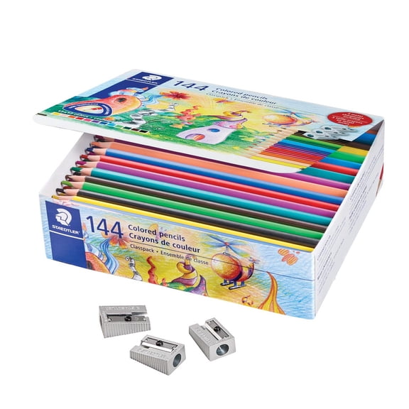 Staedtler Colour Pencil Class Pack, 144ct