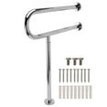 thumbnail image 2 of Handicap Toilet Grips, Ergonomic Design 27.6 Inch Toilet Safety Handrail Stainless Steel  for Hospital, 2 of 7