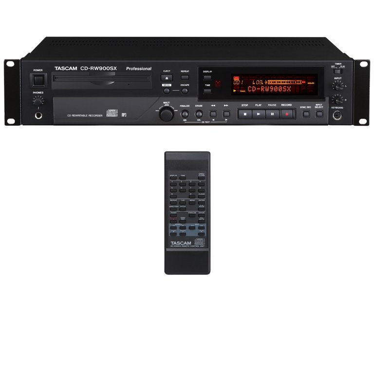 TASCAM CD-1700&Behringer VMX1000 音出し確認 Tascam CD-RW900SX | Professional Audio CD Recorder