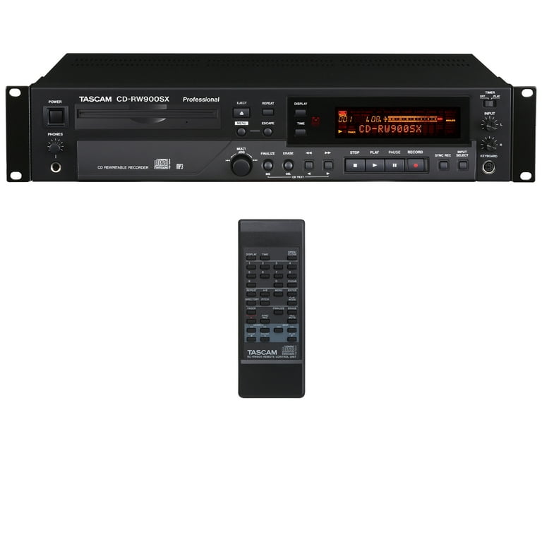 TASCAM CD-RW900SX Professional Music CD Recorder/Player TASCAM CD-RW900SX Professional Music CD Recorder/Player