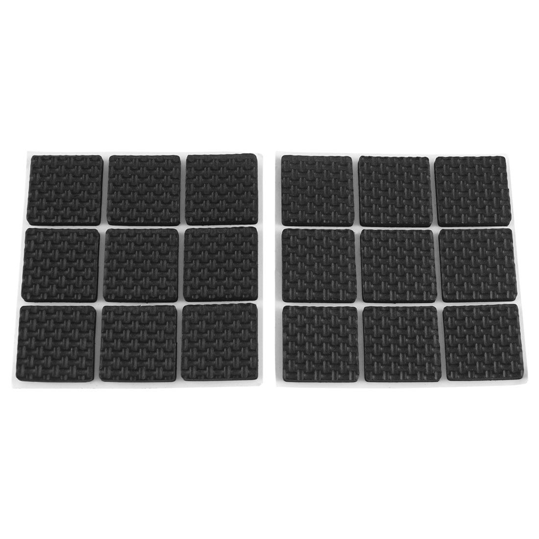 18pcs 25mm Square Self Adhesive Chair Table Sofa Furniture Pads Floor