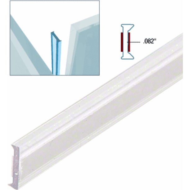 CRL Crystal Clear EZGlaze GlasstoGlass Jointing Strips for Abutment