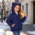 thumbnail image 6 of Edvintorg Girls Fleece Jacket Long Sleeve Loose Casual Zip up Coat Solid Color Hooded Puffer Outerwear with Pocket Teenage Girl Clothes Size 4-15, 6 of 9