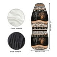 thumbnail image 6 of Kuiaobaty 2 Pcs Vehicle Seat Covers Seat Cover American Tribal Dachshund Dog Pattern Comfortable Automotive Seat Cushions Cover Interior Decoration Fit Most Car Sedan Van Truck, 6 of 7