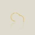 thumbnail image 3 of Anygolds 14K Real Solid Gold Adults' Plain Clicker Hoop, 16G 18G, 3 of 8