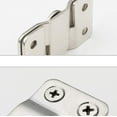 thumbnail image 2 of yeacher 6 Pairs [12 Pack] Embedded Concealed Mounting Bracket Interlock Hanging Buckle Stainless Steel Wall, 2 of 4
