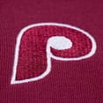 thumbnail image 4 of Women's Mitchell & Ness  Burgundy Philadelphia Phillies Script Sweatshirt, 4 of 5