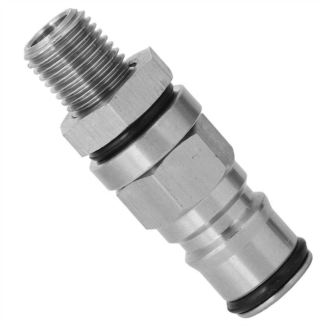 Spptty 304 Stainless Steel Beer Keg Ball Lock Adapter Post Pressure Relief Valve Home‑Brew Accessory,Gas Ball Lock Post,Beer Adapter