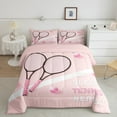 thumbnail image 3 of Feelyou Est Tennis Sleep Bedding Comforter Set for Child, Cartoon Ball Gamer Twin Comforter Sets, Outdoor Sport Lover Reversible Bedding Set, Luxury Bedroom Decor, 2 Pieces, 3 of 9