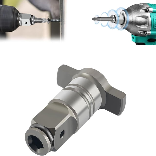 Cqxid Drill Bit Under $5 Conversion Head For Electric Screwdriver Pin Converter Shaft Adapter For Cordless Impact Block Driver Power Wrenches Chuck System Spindle Electric Hammer
