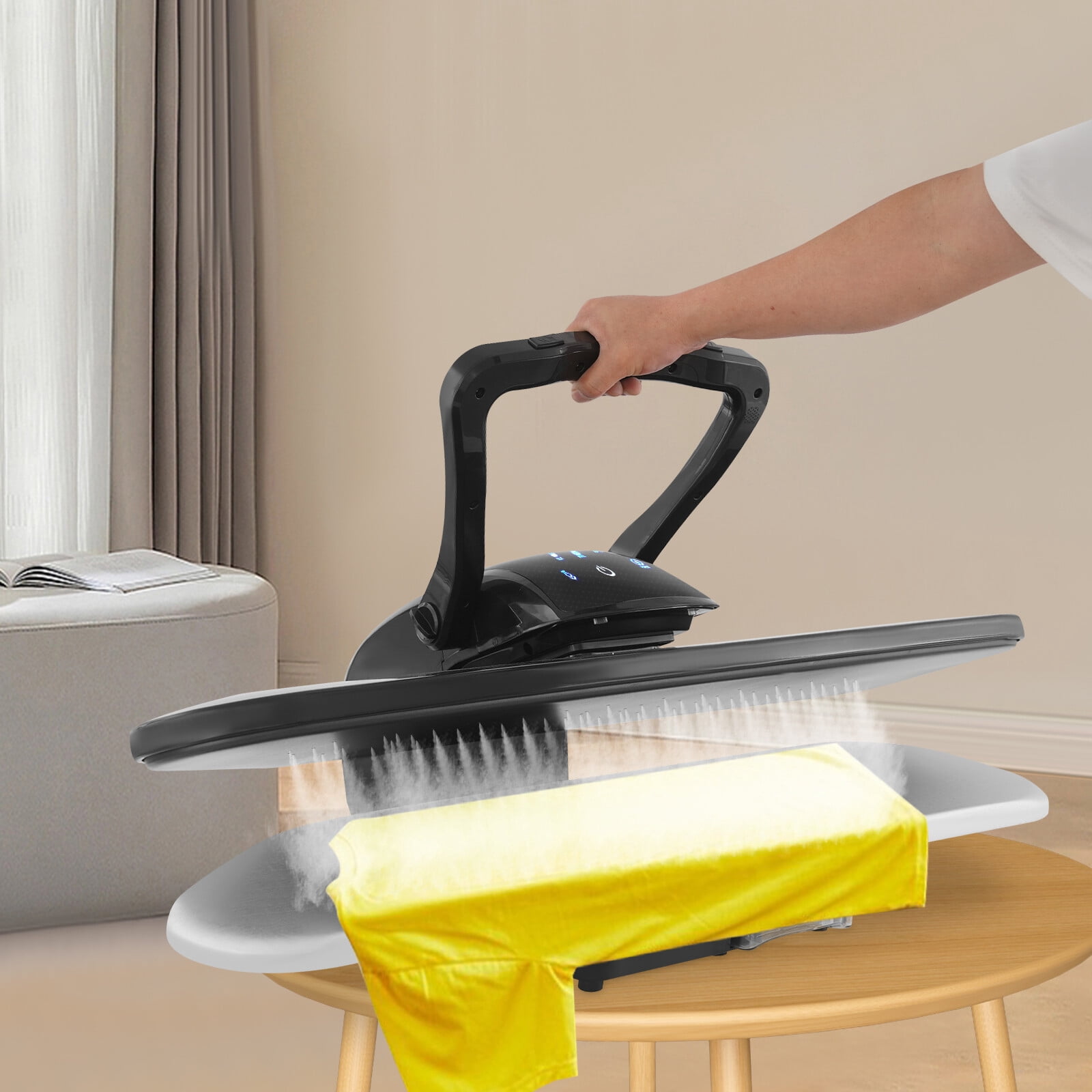 Miumaeov 36 Inch Professional Steam Iron Press Intelligent Steam Press Large Steam Iron Press 1600W 5 Modes