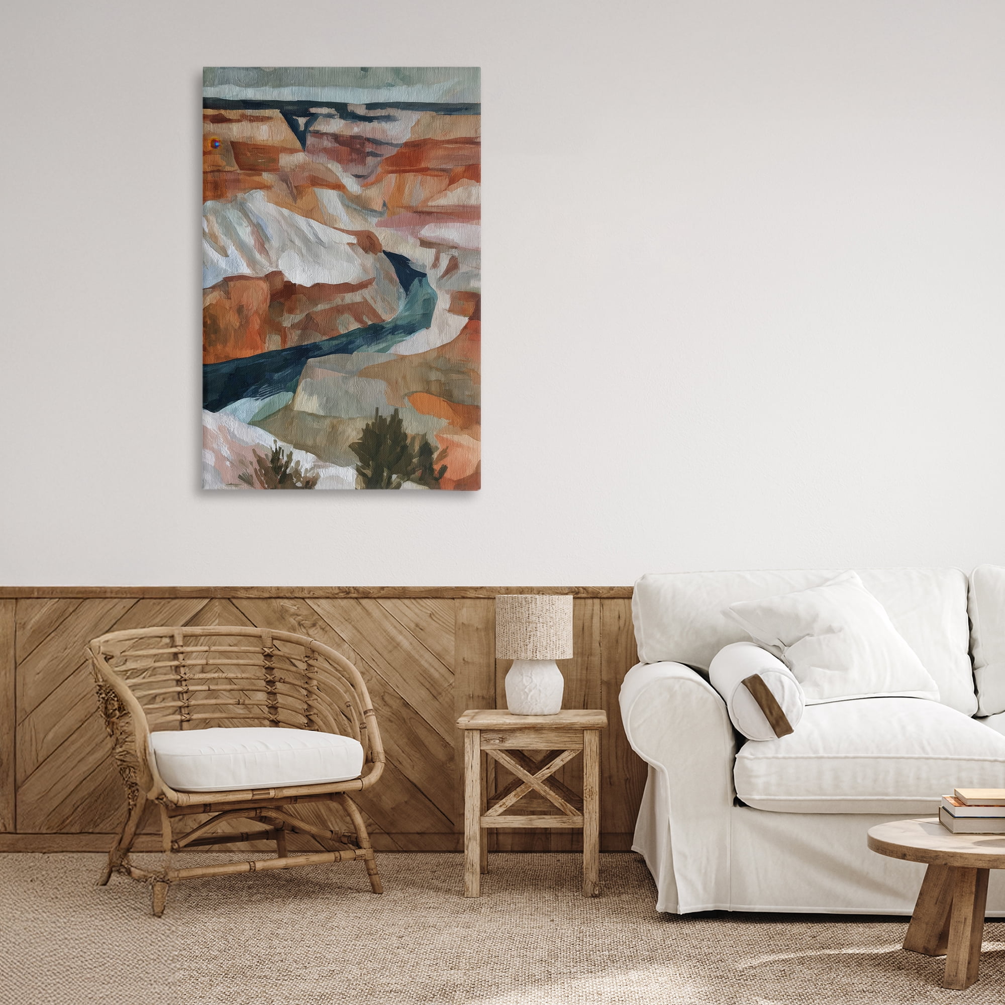 Stupell Industries Canyon Rim Textures Impression Canvas Wall Art, design by Chromatic Storm Studio