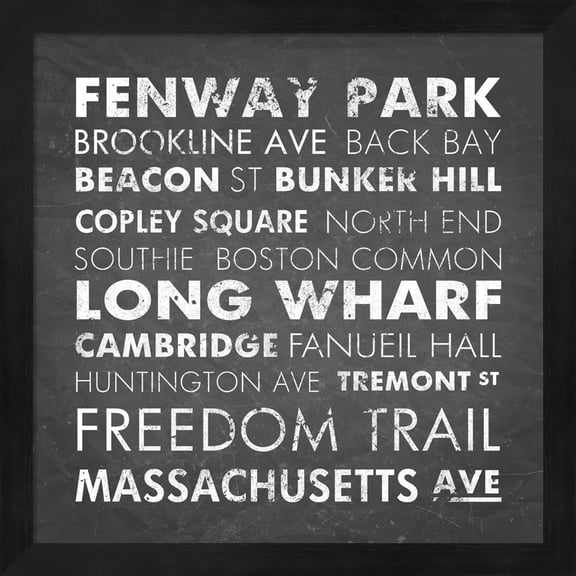 Metaverse Veruca Salt 'Boston Cities' Framed Art