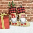 thumbnail image 5 of Baywell Christmas Stocking, 18" Faceless Gnome Plush with Faux Fur Cuff Christmas Decorations and Party Accessory, 5 of 6