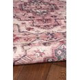 thumbnail image 2 of Tapis d'Accent Lavable Marcie 5x7, Ivoire et Rouge, 2 of 8