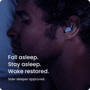 Ozlo Sleepbuds - Award-Winning Side Sleeper Approved Sleep Earbuds - Exceptionally Tiny, Ultra-Comfort - Advanced Noise-Masking, Snore Blocking - All-Night Battery
