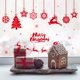 thumbnail image 5 of Gwong Decoración hogareña Navidad Lindo árbol de dibujos animados Santa Snowflake Elk Ventana Etiqueta Etiqueta Decoración de Navidad Gwong 21029219, 5 of 7