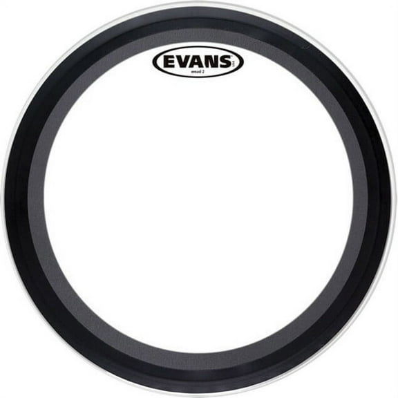 Evans EMAD2 Clear Bass Drum Head, 24 Inch
