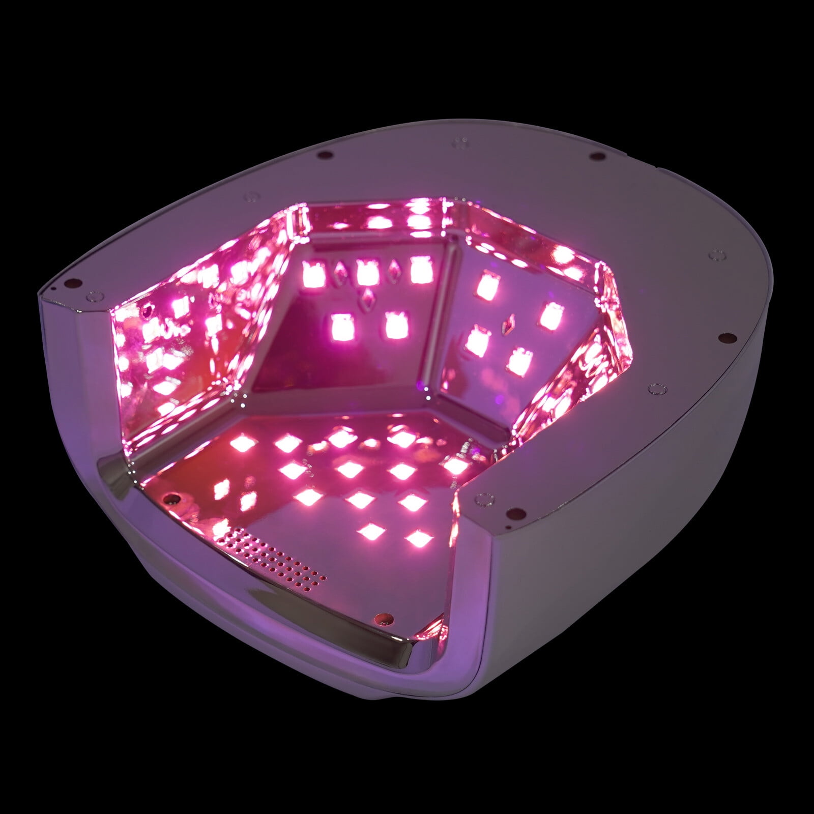 Professional Rechargeable 96W UV LED Portable Cordless UV Light for Nail Lamp Machine with Removable Stainless Steel Bottom (9*8.7*3.8in)