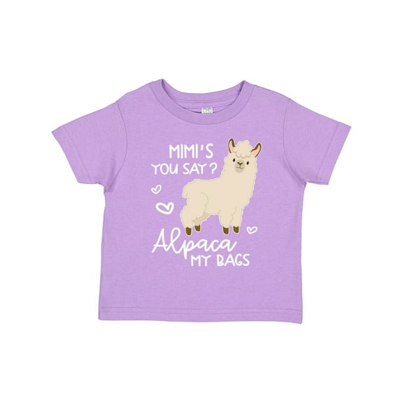 Inktastic Mimi's You Say Alpaca My Bags Boys or Girls Toddler T-Shirt