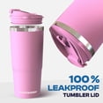 thumbnail image 6 of Frostbuddy | To Go Buddy - 30 oz Stainless Steel Vacuum Insulated Tumbler Cup - thermal cups for hot and cold drinks - stainless steel Tumbler Dunkin Cup (Black), 6 of 8