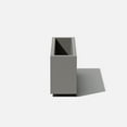 thumbnail image 3 of Veradek Block Series Long Box Medium Plastic Planter - Gray, 3 of 11