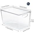 thumbnail image 2 of Clear Storage Bins with Lids Stackable - XLarge Plastic Containers for Pantry Organization and Storage - Perfect for kitchen., 2 of 9