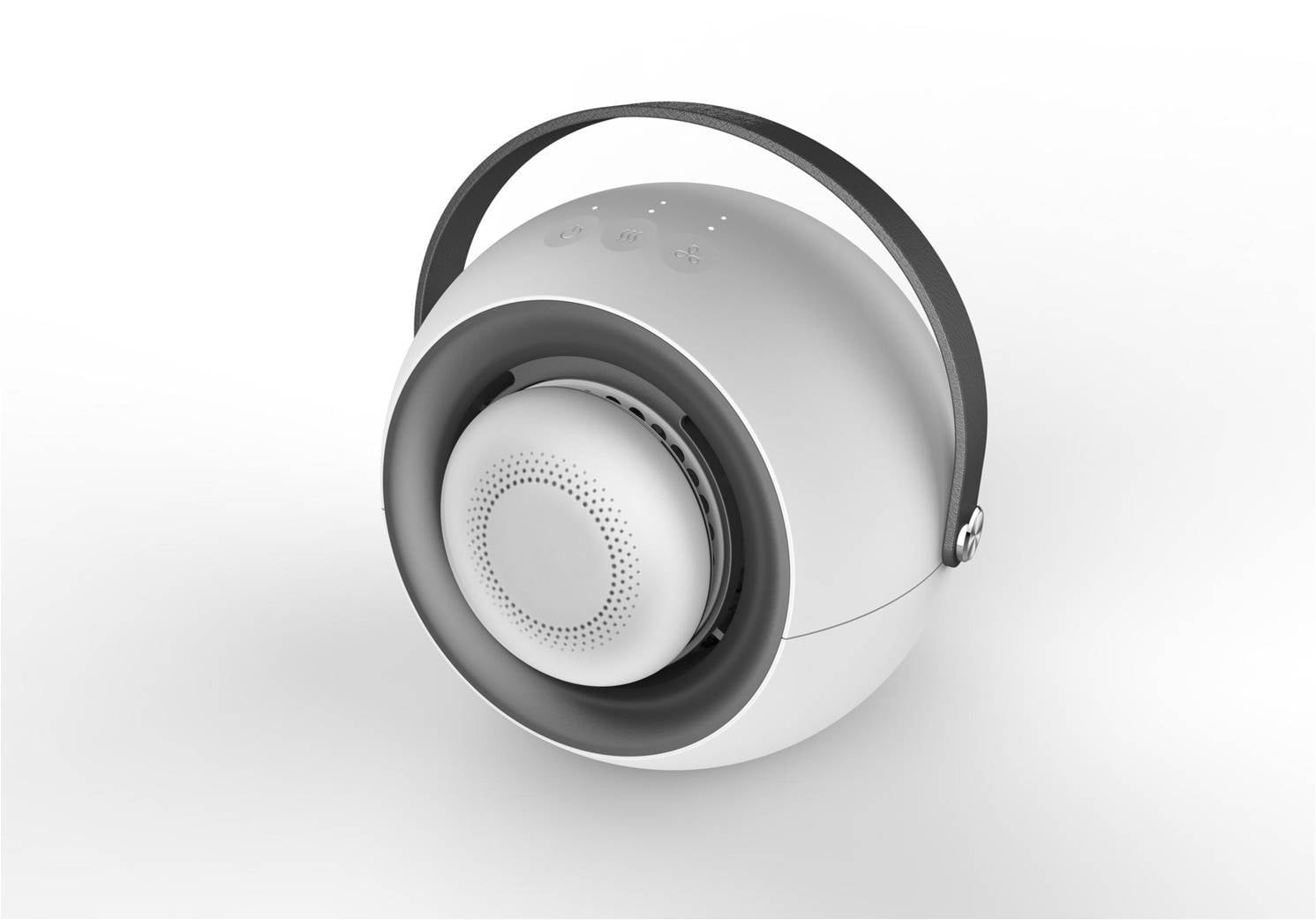 Mainstays 3in1 Tabletop Electrical Space Heater Fan, EP1165W,White