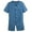 Blue/Black Plaid, variant on Hanes Men's and Big Men's Short Sleeve Top and Shorts Woven Pajama Set, Sizes S-5XL