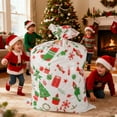 thumbnail image 6 of 3 Pack Large Christmas Gift Bags - 56" x 36" Xmas Jumbo Plastic Present Wrap Bags Reusable Party Favor Bags with Gift Tag Cards for Xmas Huge Gifts Decorations Holiday Gift Giving, 6 of 6