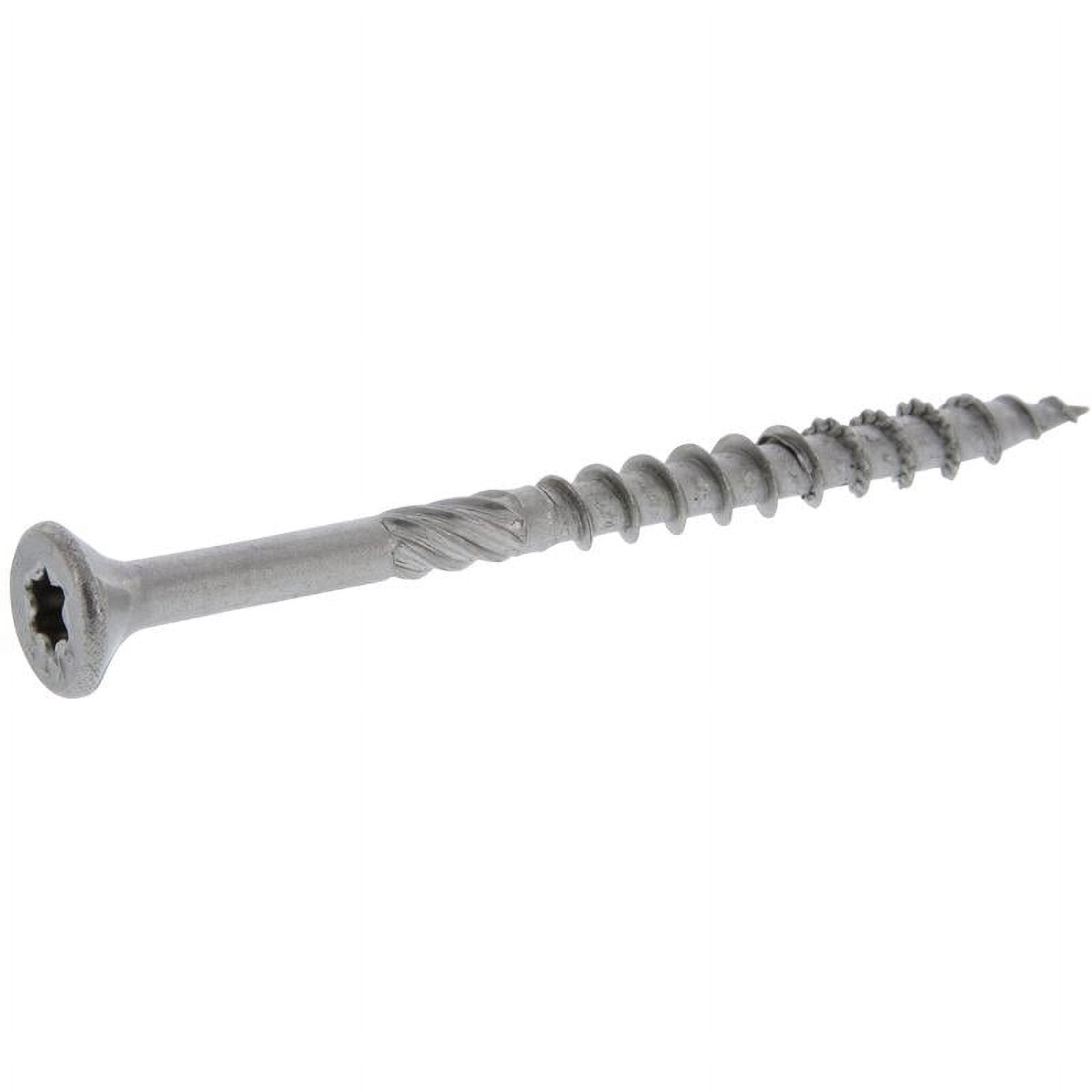 Hillman 5000517 No. 10 x 3 in. Star Flat Head Stainless Steel Deck Screws, 5 lbs - Pack of 330